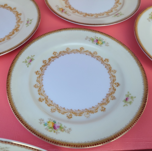 Vintage Meito Nassau China set of 4 Salad Plates, Made in Japan Discontinued - Picture 4 of 4